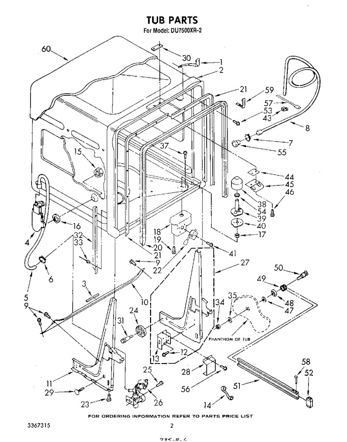 Diagram for DU7500XR2