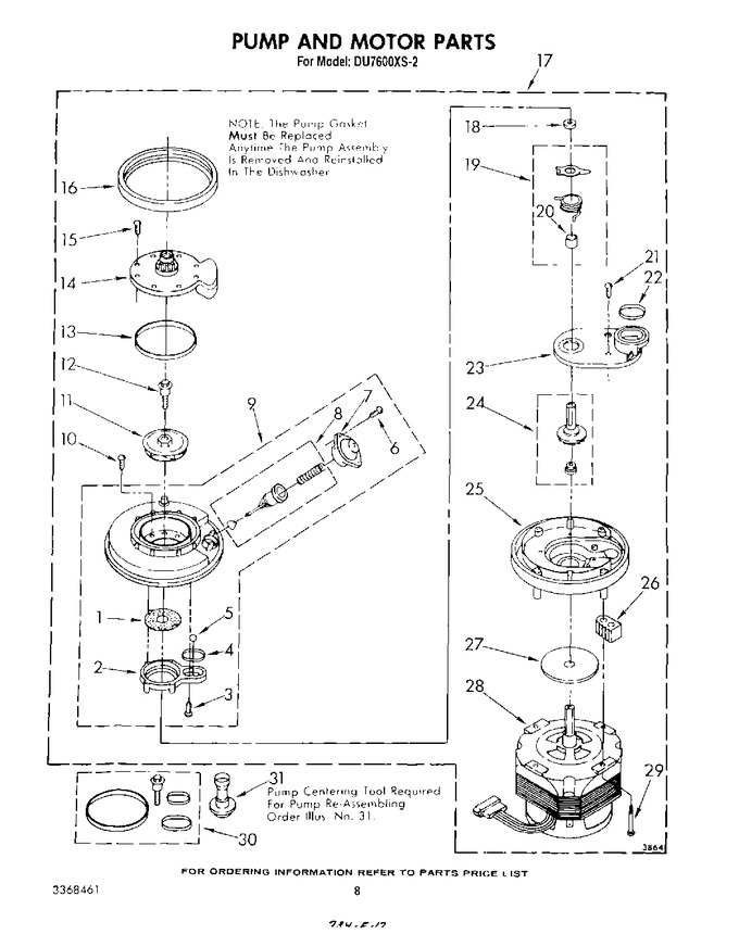 Diagram for DU7600XS2