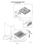 Diagram for 05 - Dishrack And Panel