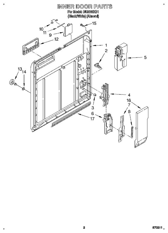 Diagram for DU8000XB1