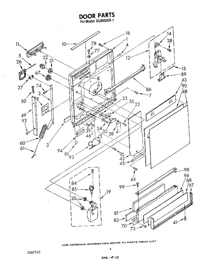 Diagram for DU8000XR1