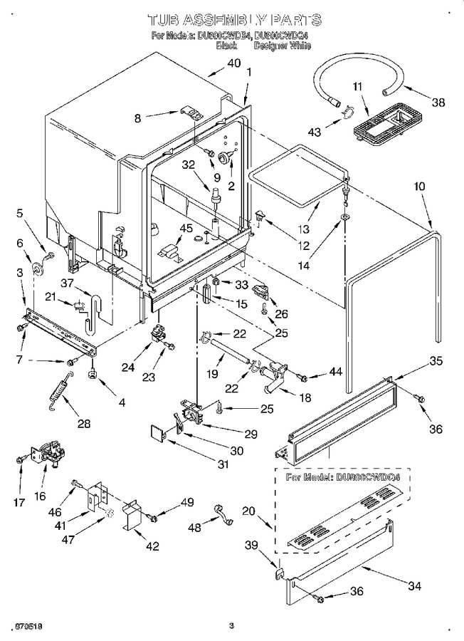 Diagram for DU800CWDQ4