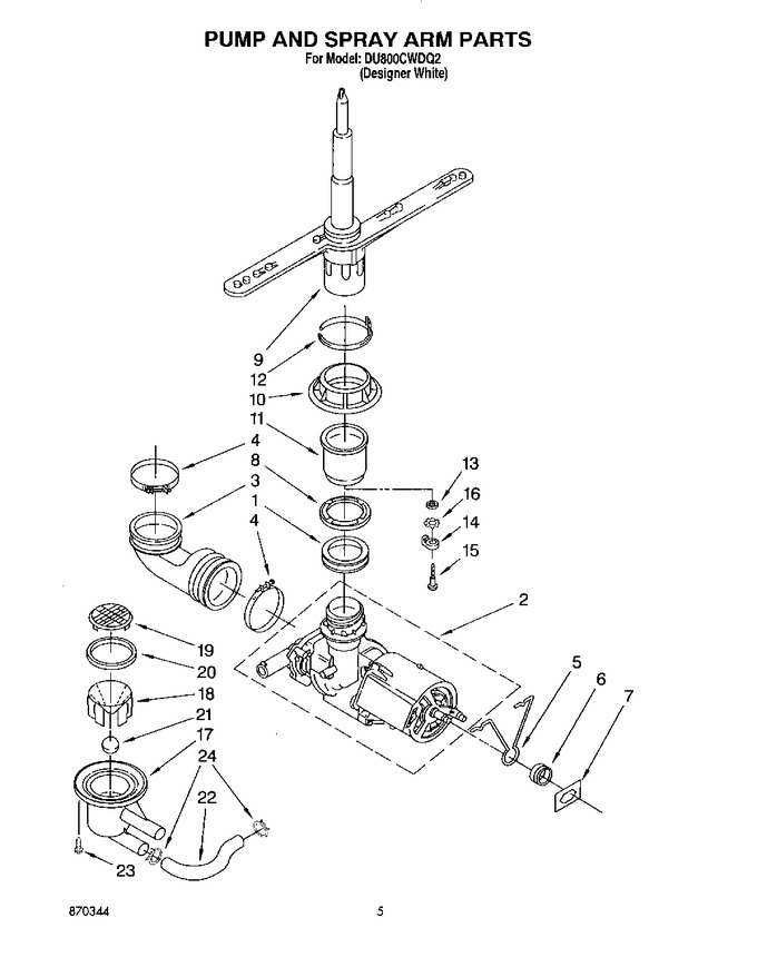 Diagram for DU800CWDQ2