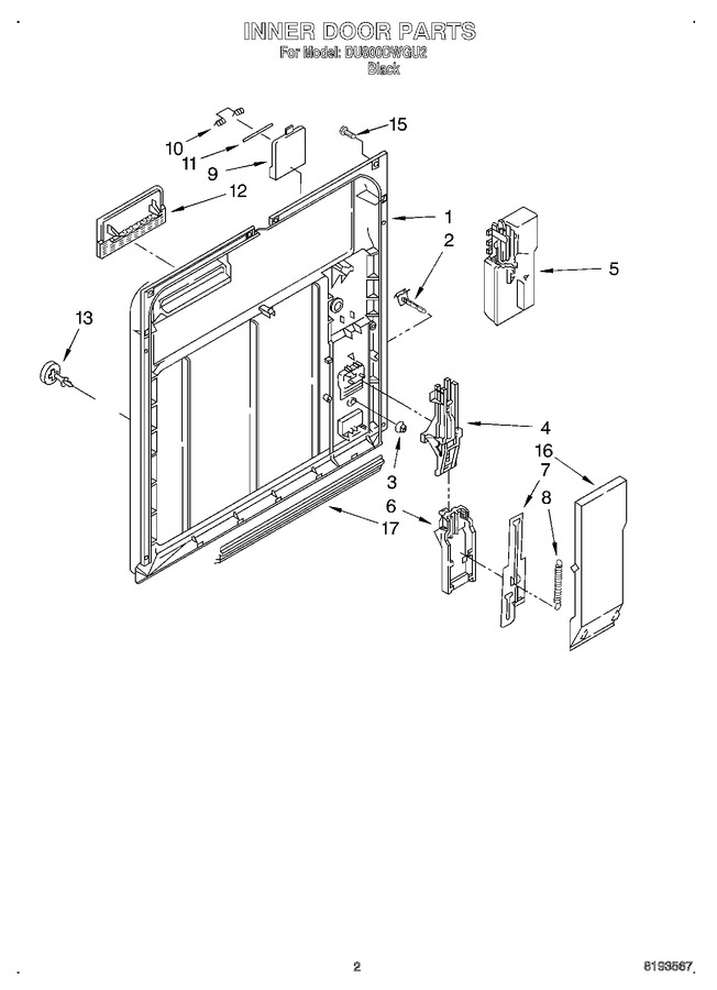 Diagram for DU800DWGU2