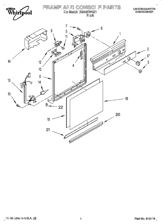 Diagram for DU800DWGX1