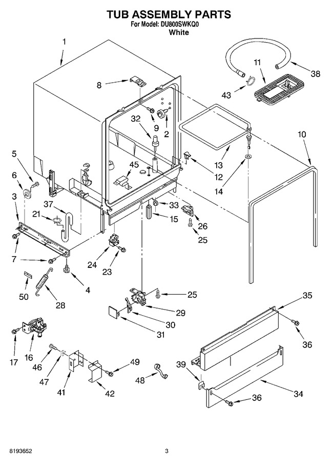 Diagram for DU800SWKQ0