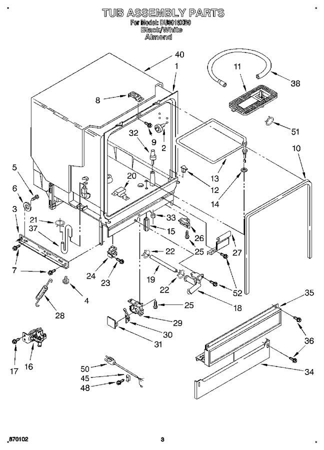 Diagram for DU8016XB0