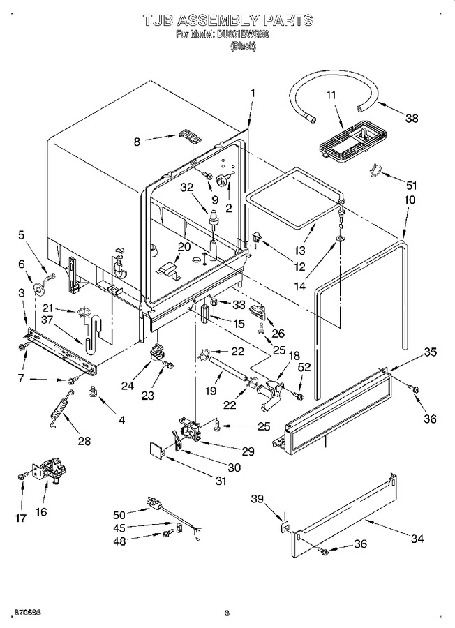 Diagram for DU801DWGX0