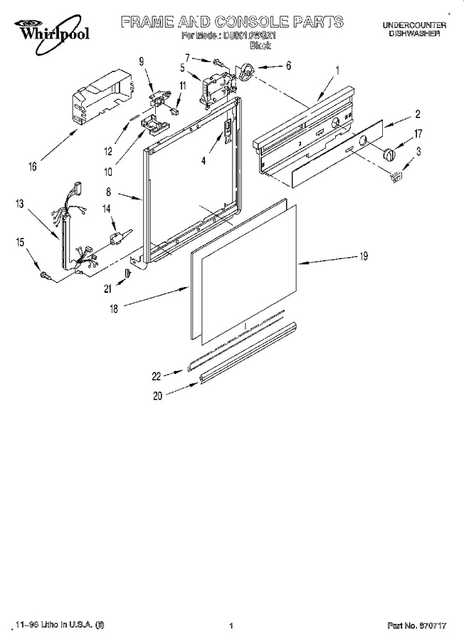 Diagram for DU801DWGX1