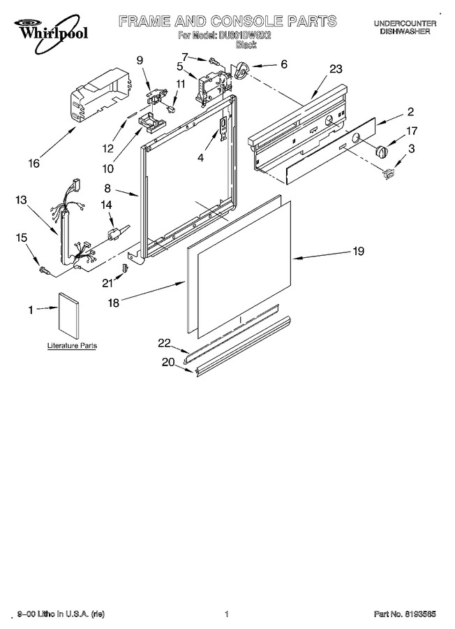 Diagram for DU801DWGX2