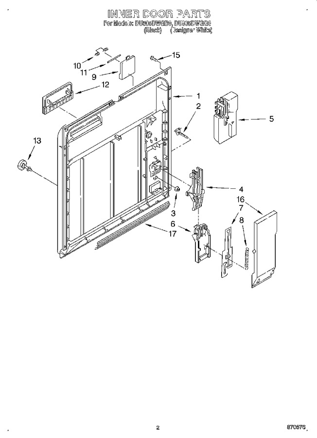 Diagram for DU805DWGB0