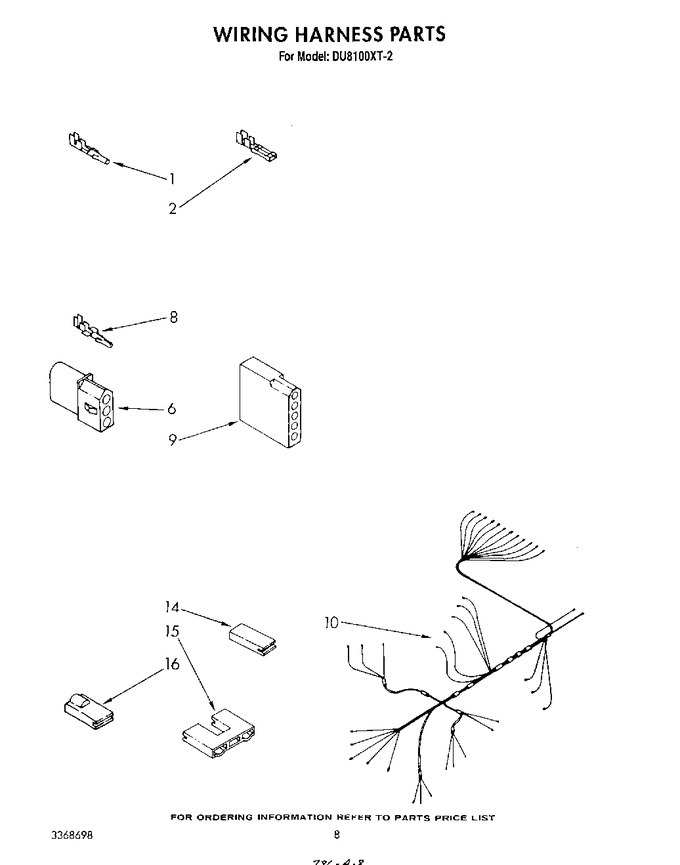 Diagram for DU8100XT2