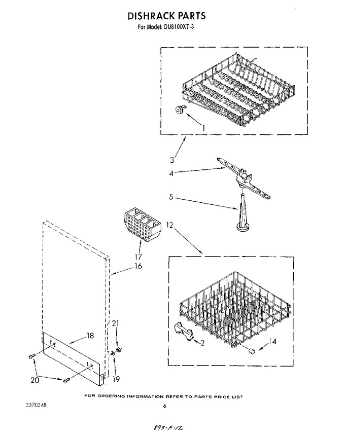 Diagram for DU8100XT3