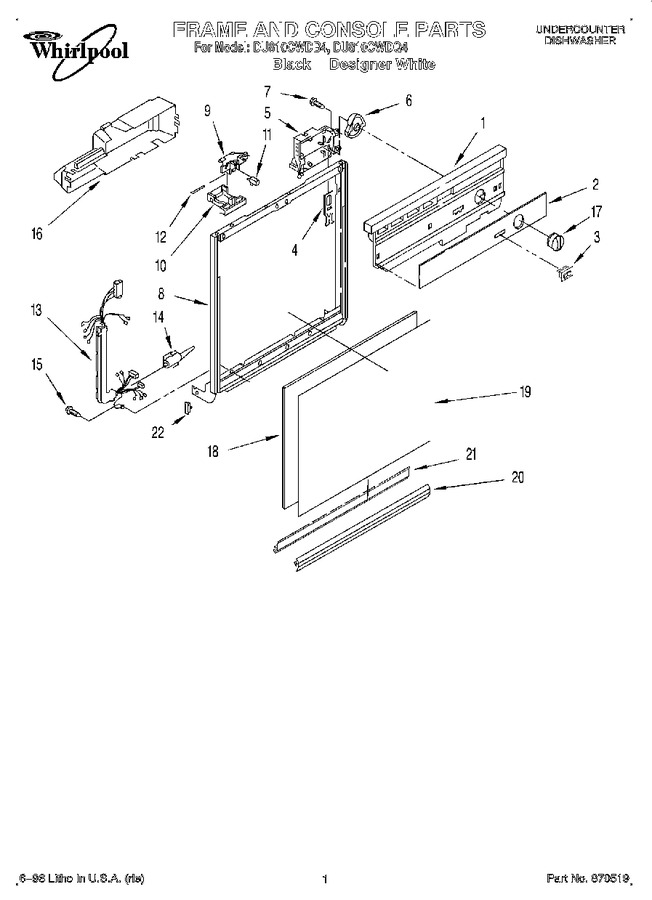 Diagram for DU810CWDQ4