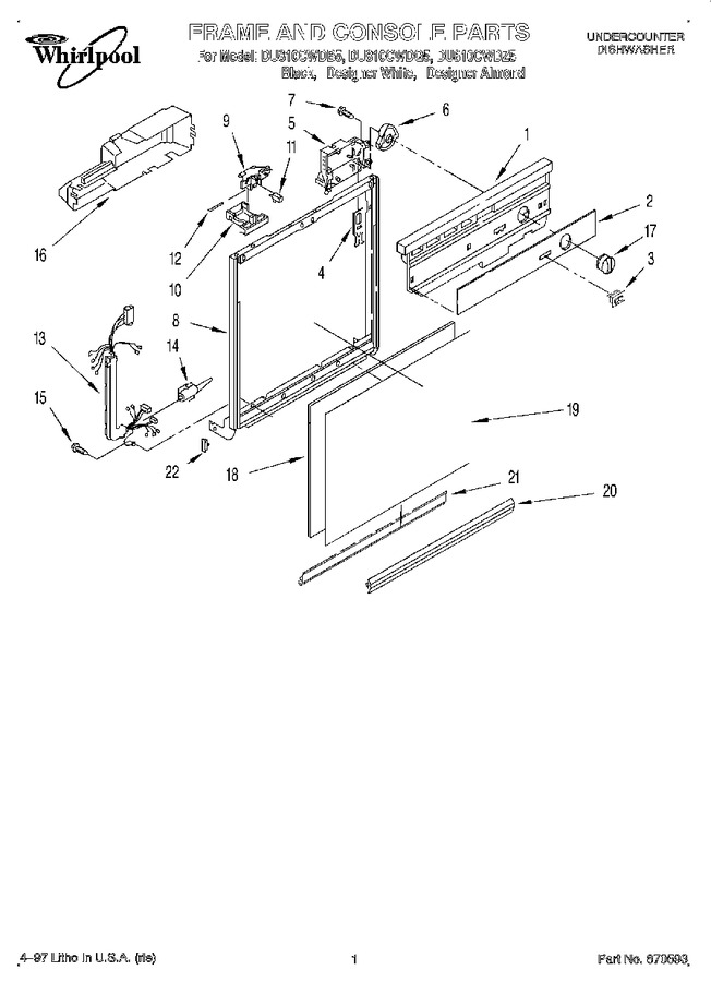 Diagram for DU810CWDQ5