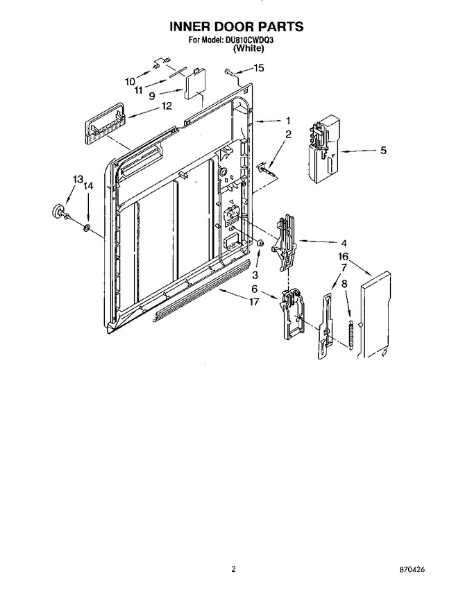 Diagram for DU810CWDQ3