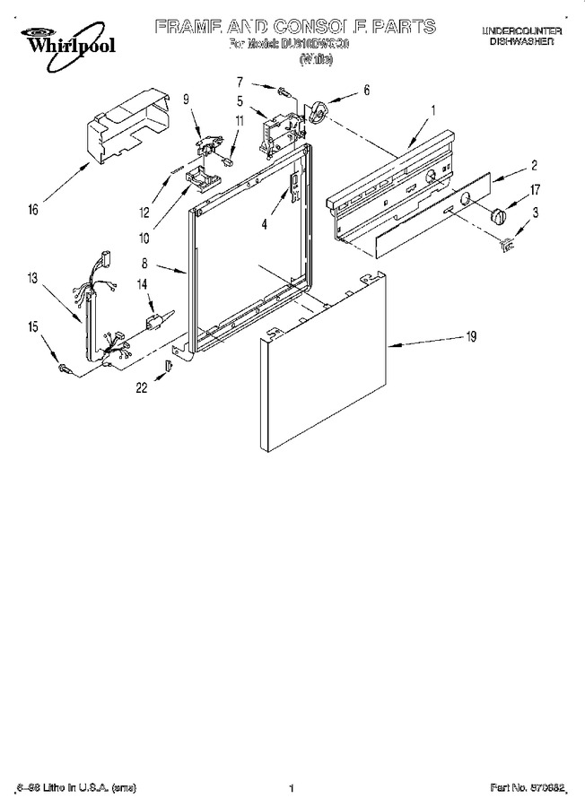 Diagram for DU810DWGQ0