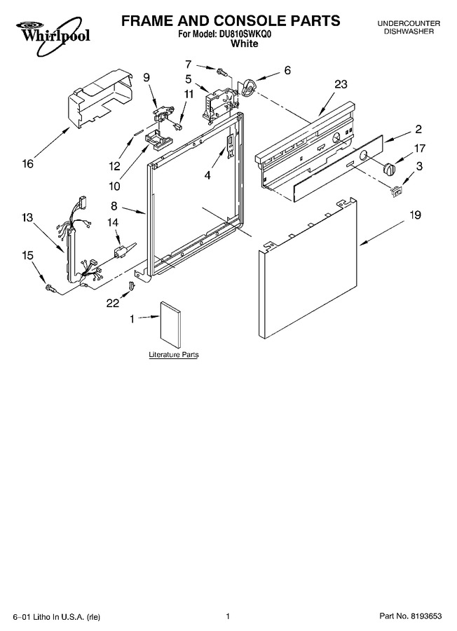 Diagram for DU810SWKQ0