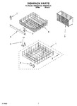 Diagram for 06 - Dishrack Parts