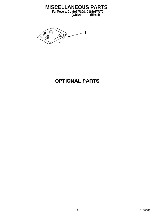 Diagram for DU810SWLQ0