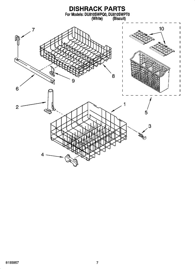 Diagram for DU810SWPQ0