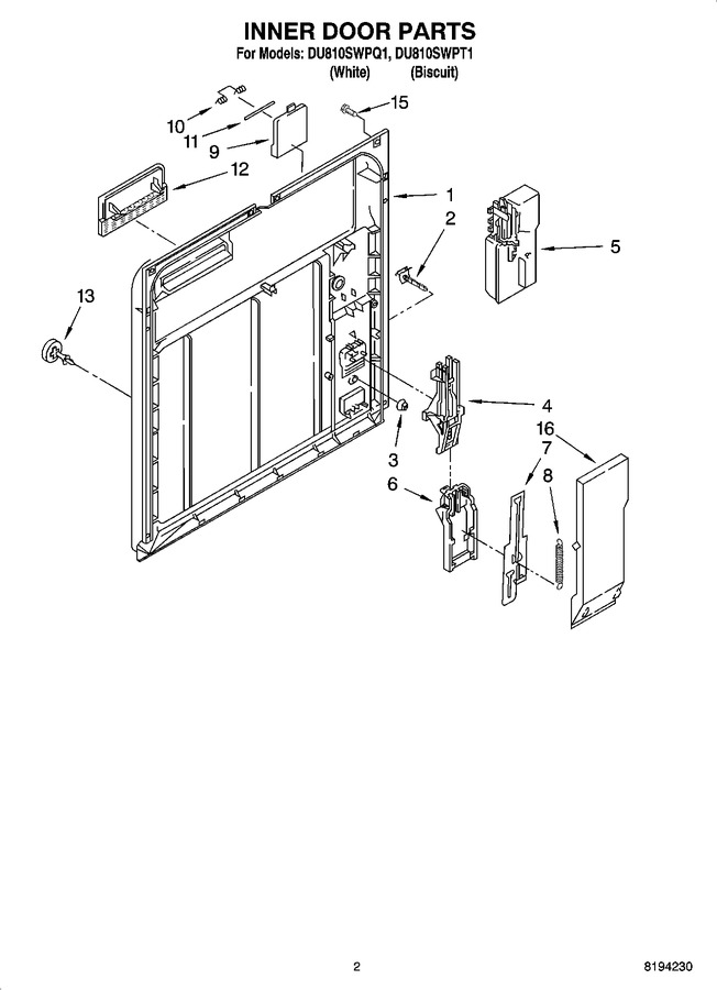 Diagram for DU810SWPQ1