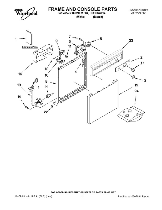 Diagram for DU810SWPQ4