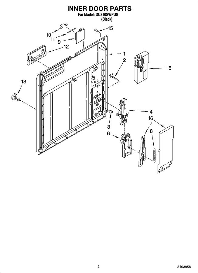 Diagram for DU810SWPU0