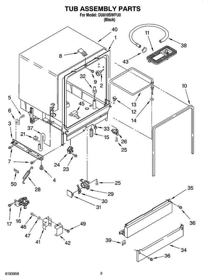 Diagram for DU810SWPU0