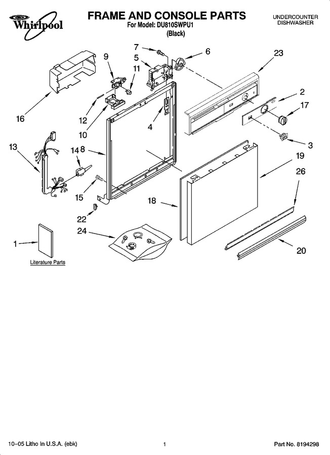 Diagram for DU810SWPU1