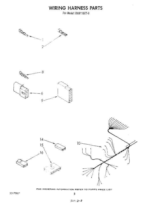 Diagram for DU8116XT0