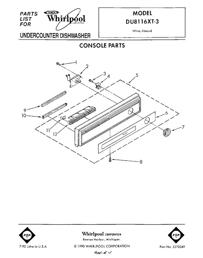 Diagram for DU8116XT3