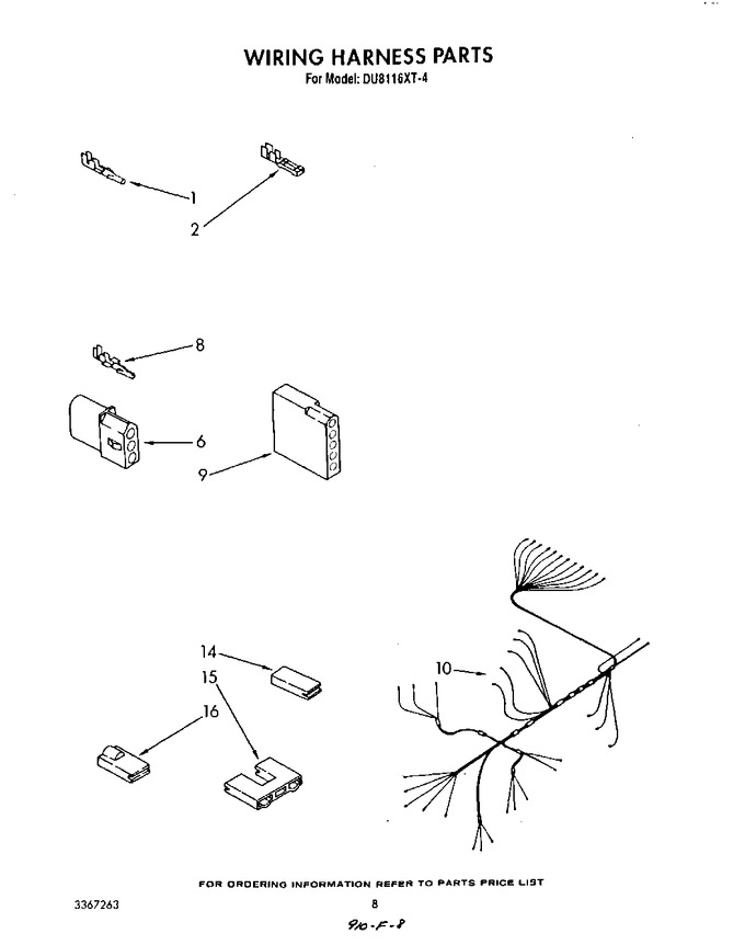 Diagram for DU8116XT4