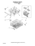 Diagram for 06 - Dishrack Parts