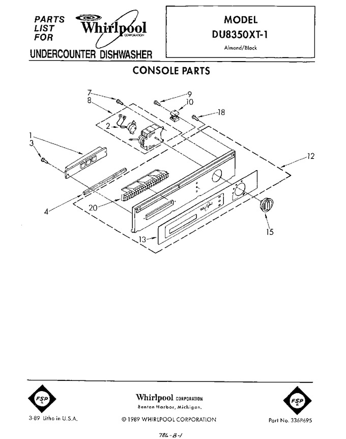 Diagram for DU8350XT1