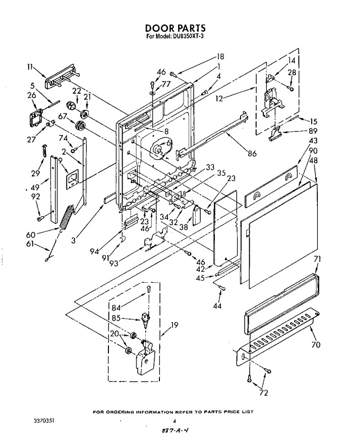 Diagram for DU8350XT3