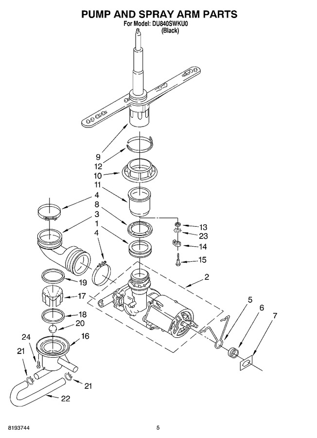 Diagram for DU840SWKU0