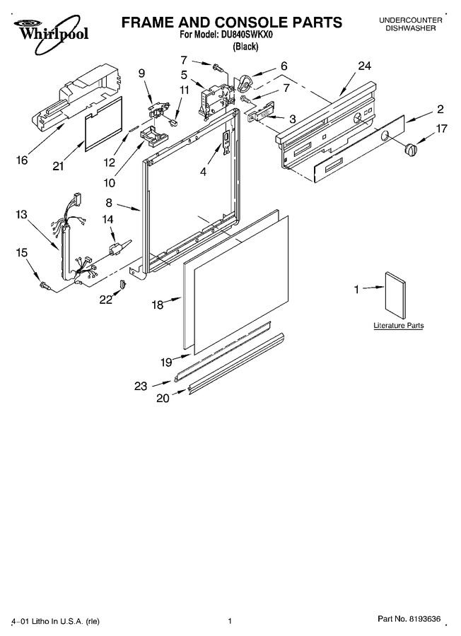 Diagram for DU840SWKX0