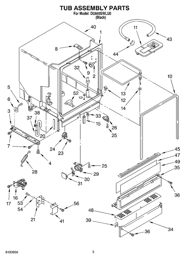 Diagram for DU840SWLU0