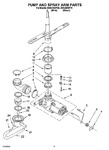 Diagram for 04 - Pump And Spray Arm Parts