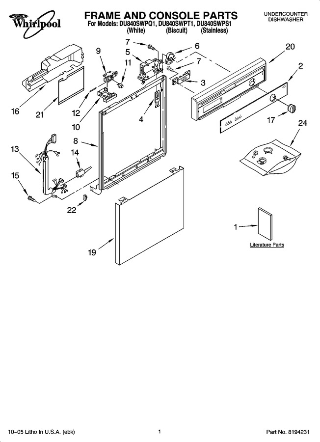 Diagram for DU840SWPT1