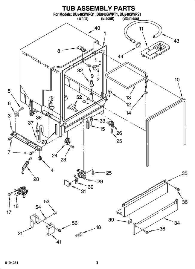 Diagram for DU840SWPT1