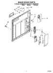 Diagram for 02 - Inner Door Parts