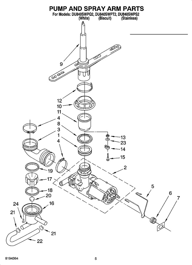 Diagram for DU840SWPT2