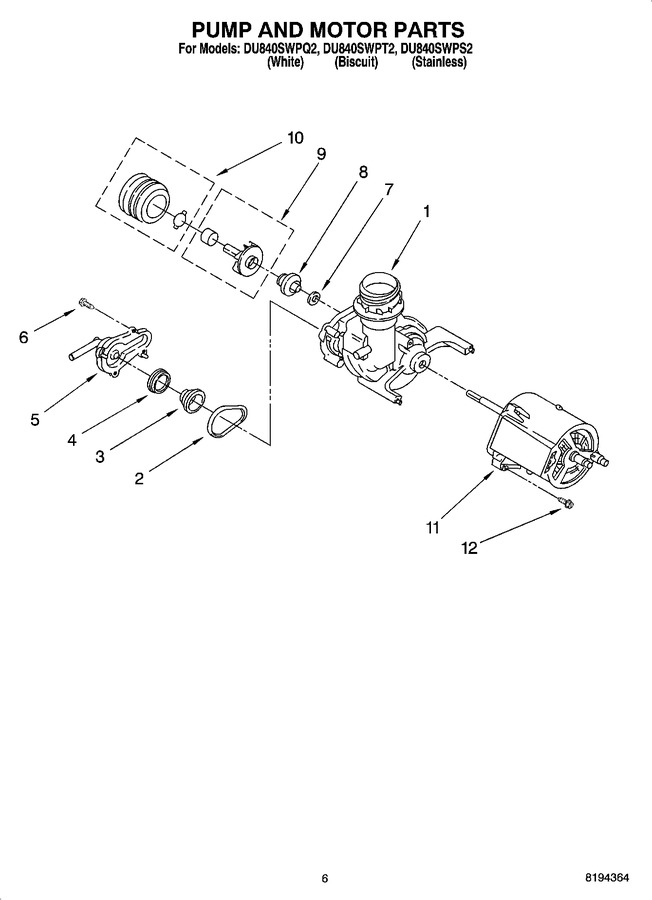 Diagram for DU840SWPT2