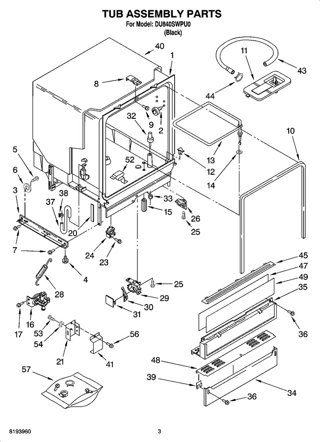 Diagram for DU840SWPU0