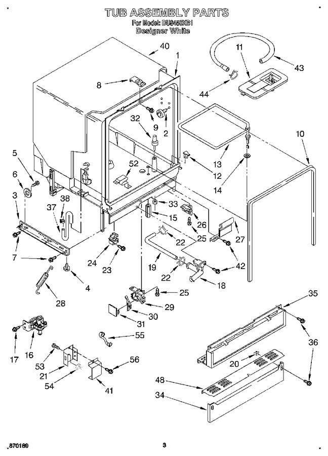 Diagram for DU8450XB1