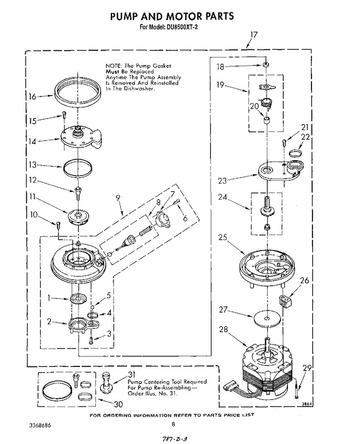 Diagram for DU8500XT2