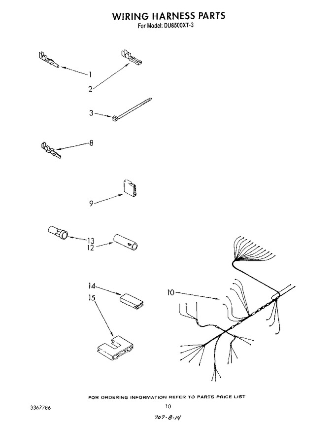 Diagram for DU8500XT3