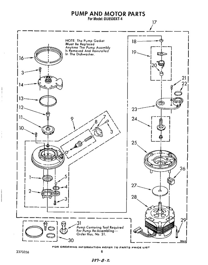 Diagram for DU8500XT4